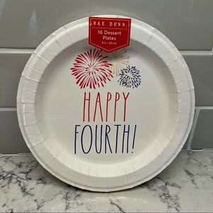 Rae Dunn Fourth of July Dessert Plates